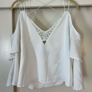 Top shop unique white blouse